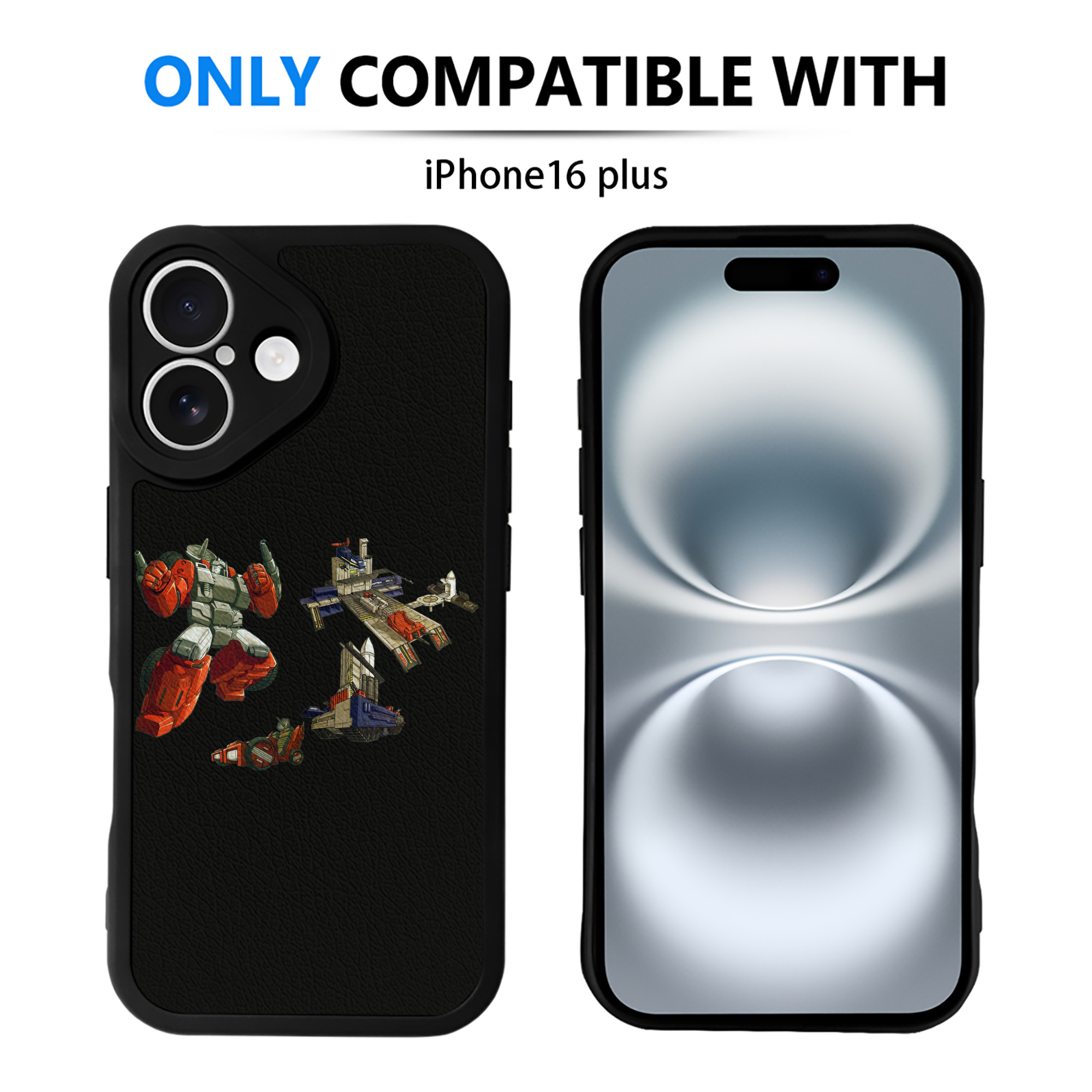 （画像用）  【iPhone 16シリーズ対応】シリコンスマホケース（レザー調） 材質：シリコン
